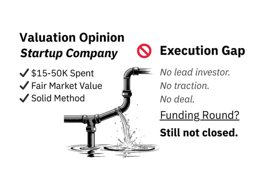 The Execution Gap Problem - Using Valuation Opinions during Fundraising | SRV
